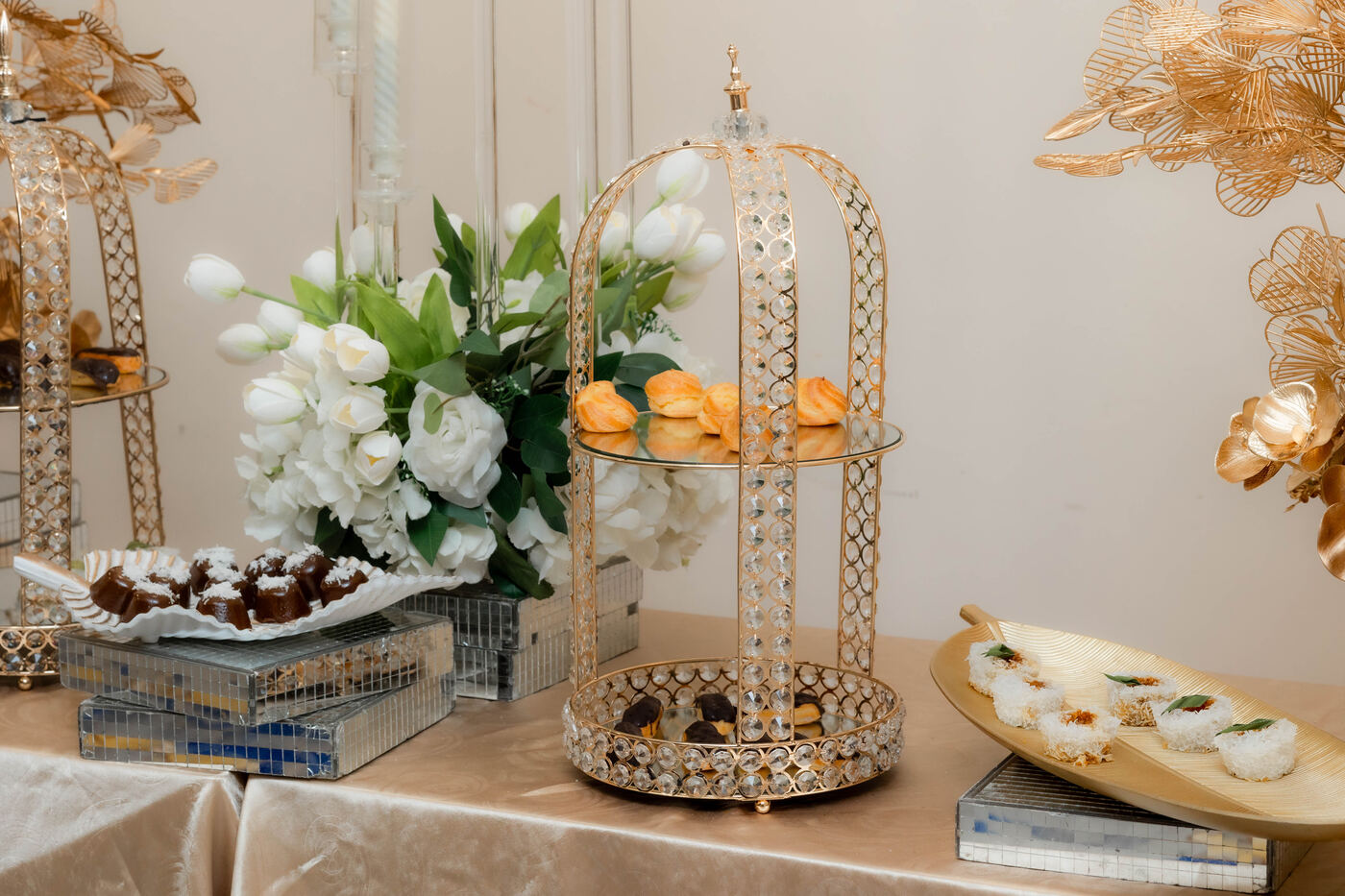 Event dining and setup detail